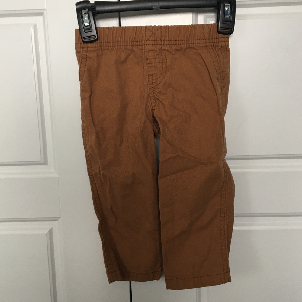 18 month pants camel brown